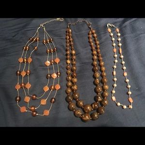 3 necklaces